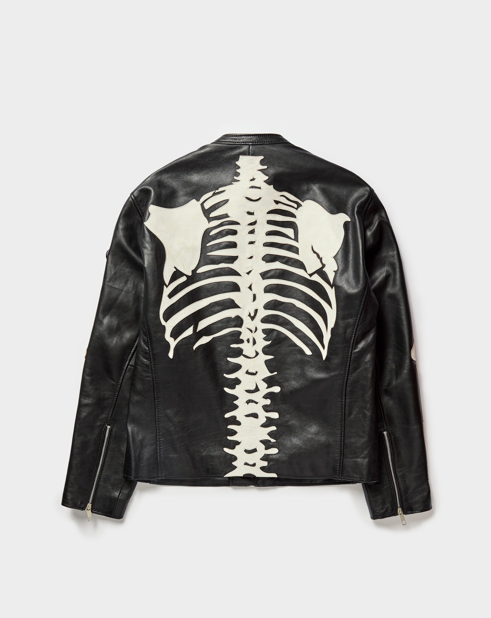 Skeleton Leather Jacket